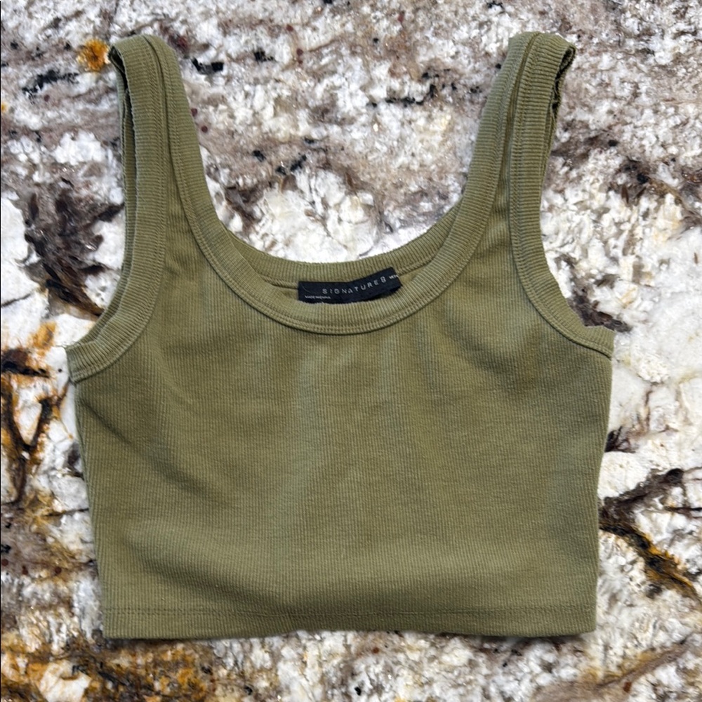 Signature Olive Green Women's Tank Top